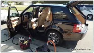 car interior cleaning