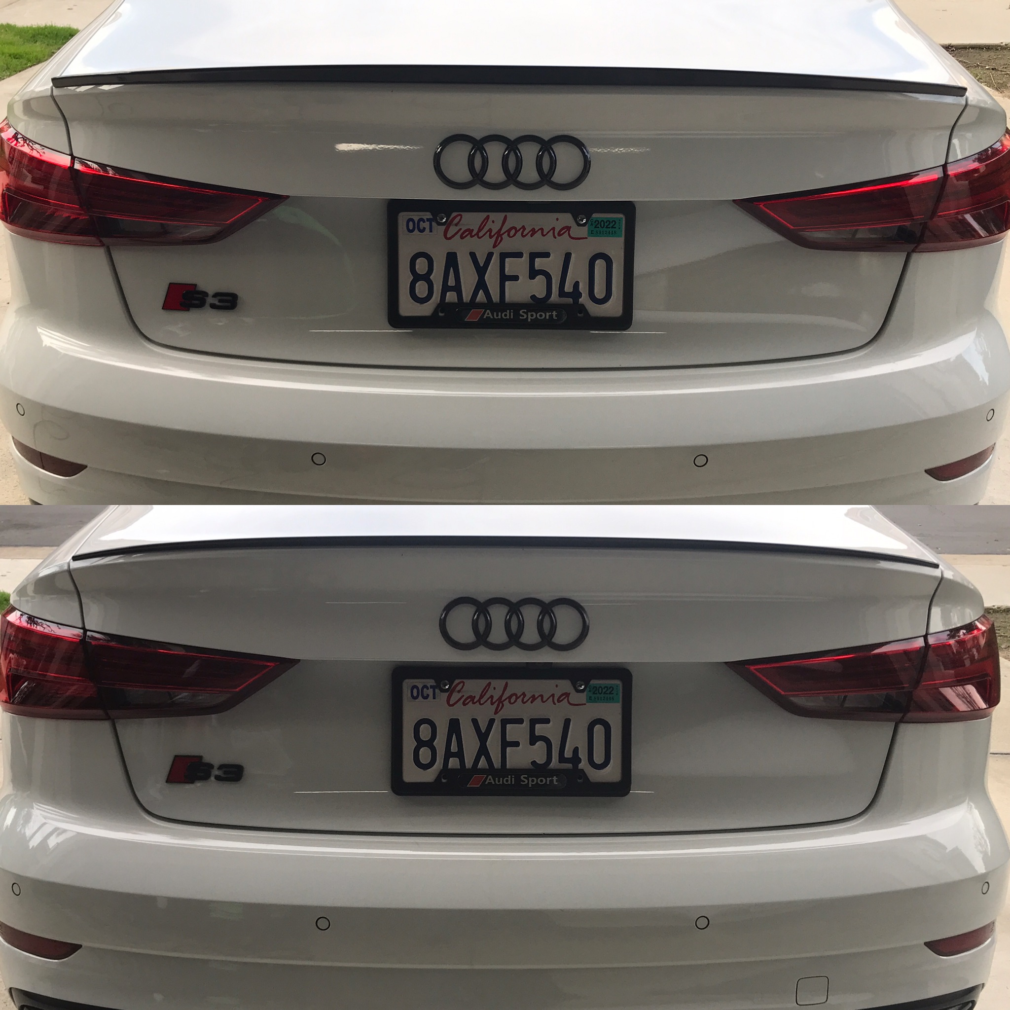 2018 Audi Badge delete swap