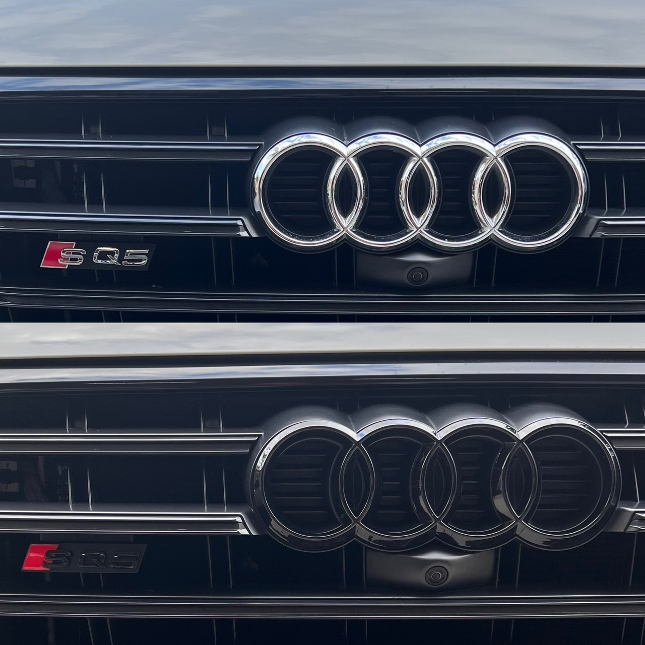 2019 Audi S Q5 front grill badge replacement