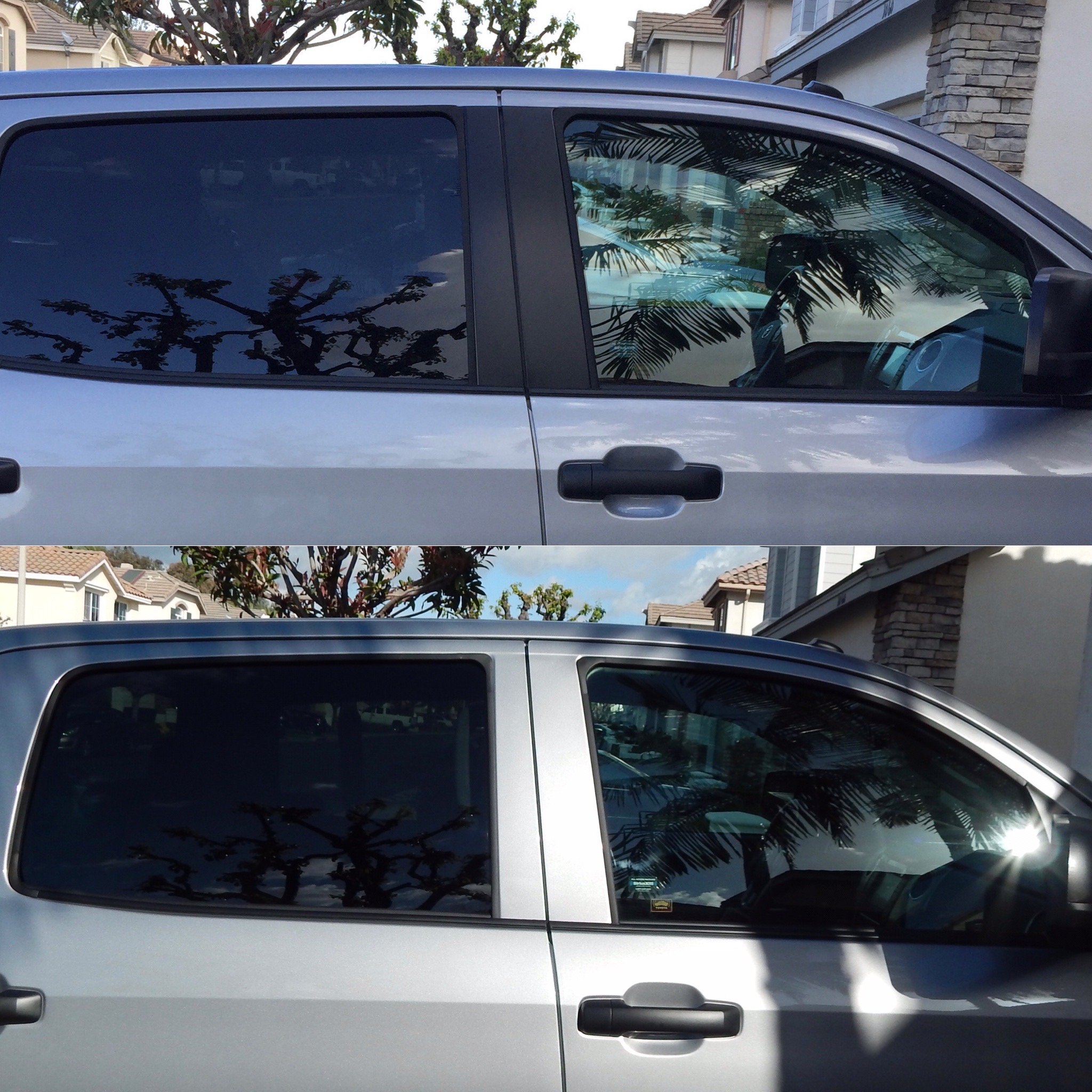 2020 Toyota Tundra B pillar black tape removal