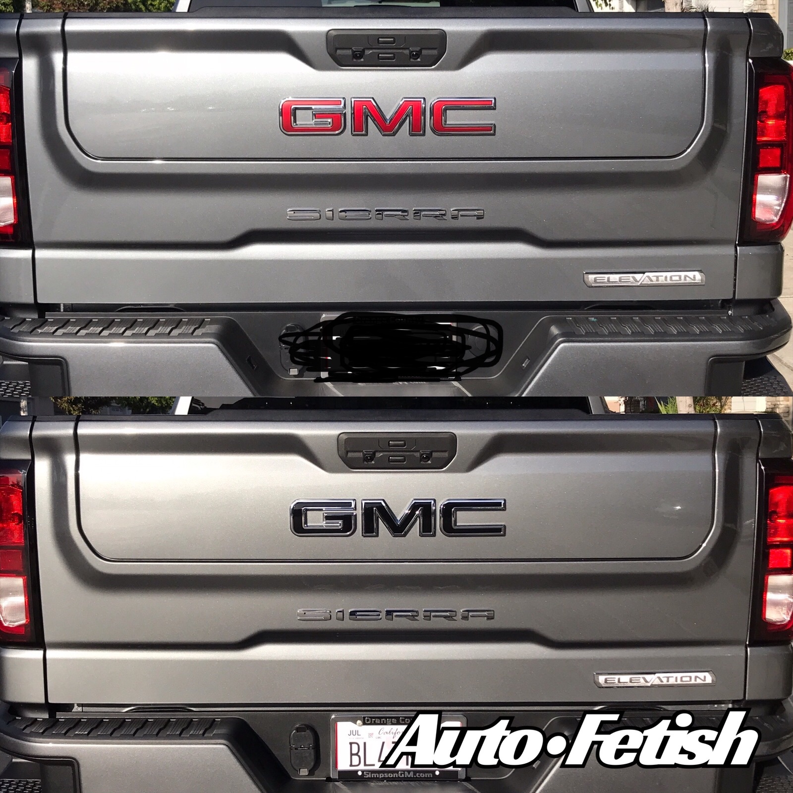 2021 GMC badge swap
