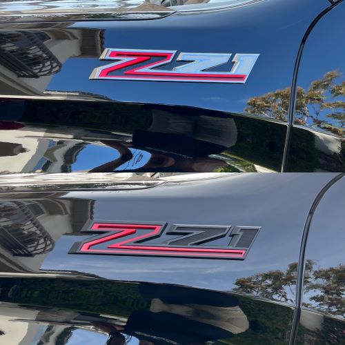 2022 Chevy Truck Z71 badge swap