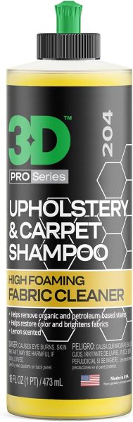 3D upholstery & carpet shampoo concentrate