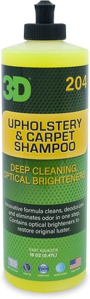 3D upholstery shampoo concentrate