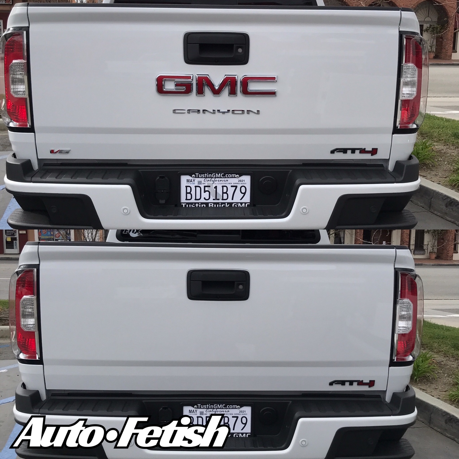 GMC canyon truck badge removal