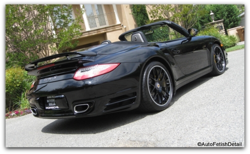 Porsche 911 Turbo S car detail