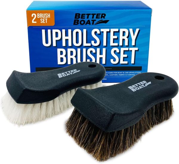 better boats car upholstery scrub brush set