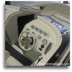 inside of boat boat detailing orange county