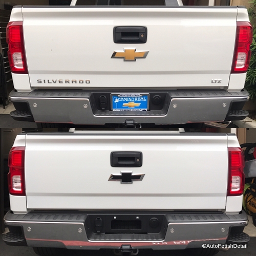car emblem removal chevy silverado