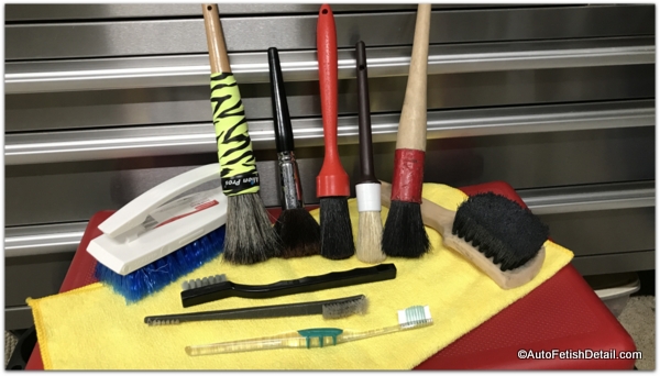 car interior cleaning brushes