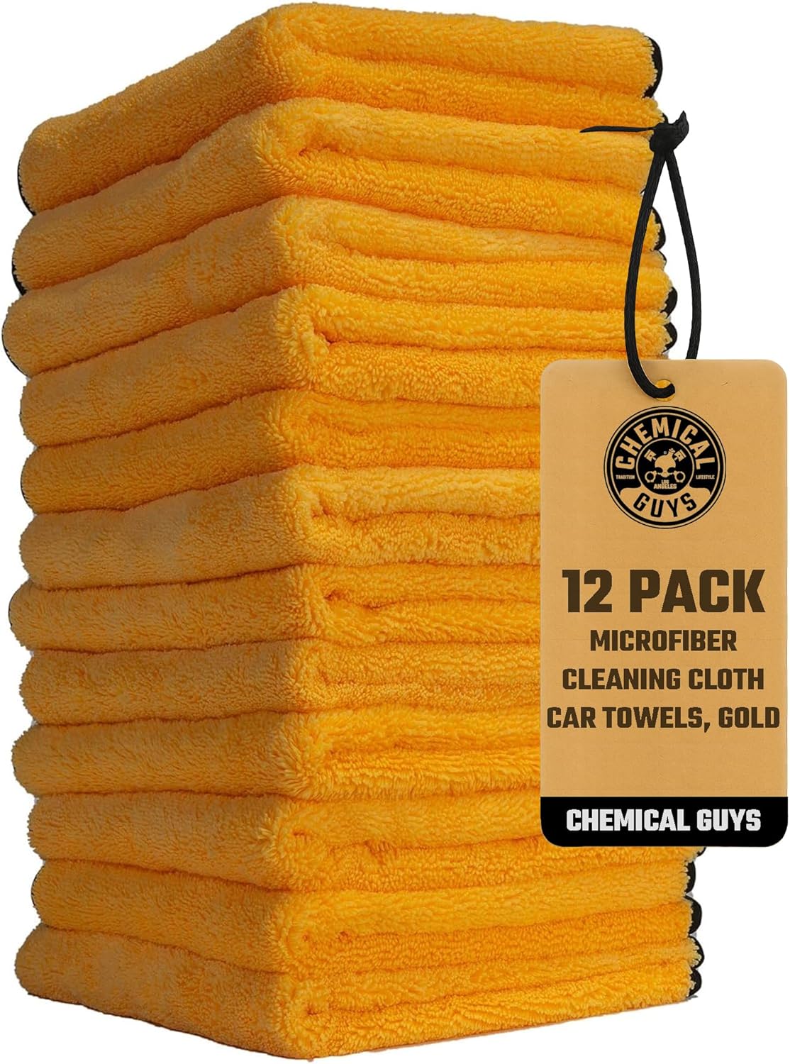 chemical guys professional mf cloths 12 pack