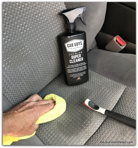  Customer reviews: CAR GUYS Super Cleaner 1 Gallon Refill, Effective Car Interior Cleaner, Leather Car Seat Cleaner, Stain Remover  for Carpet, Upholstery, Fabric, and Much More!