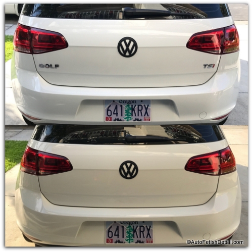 debadge VW golf