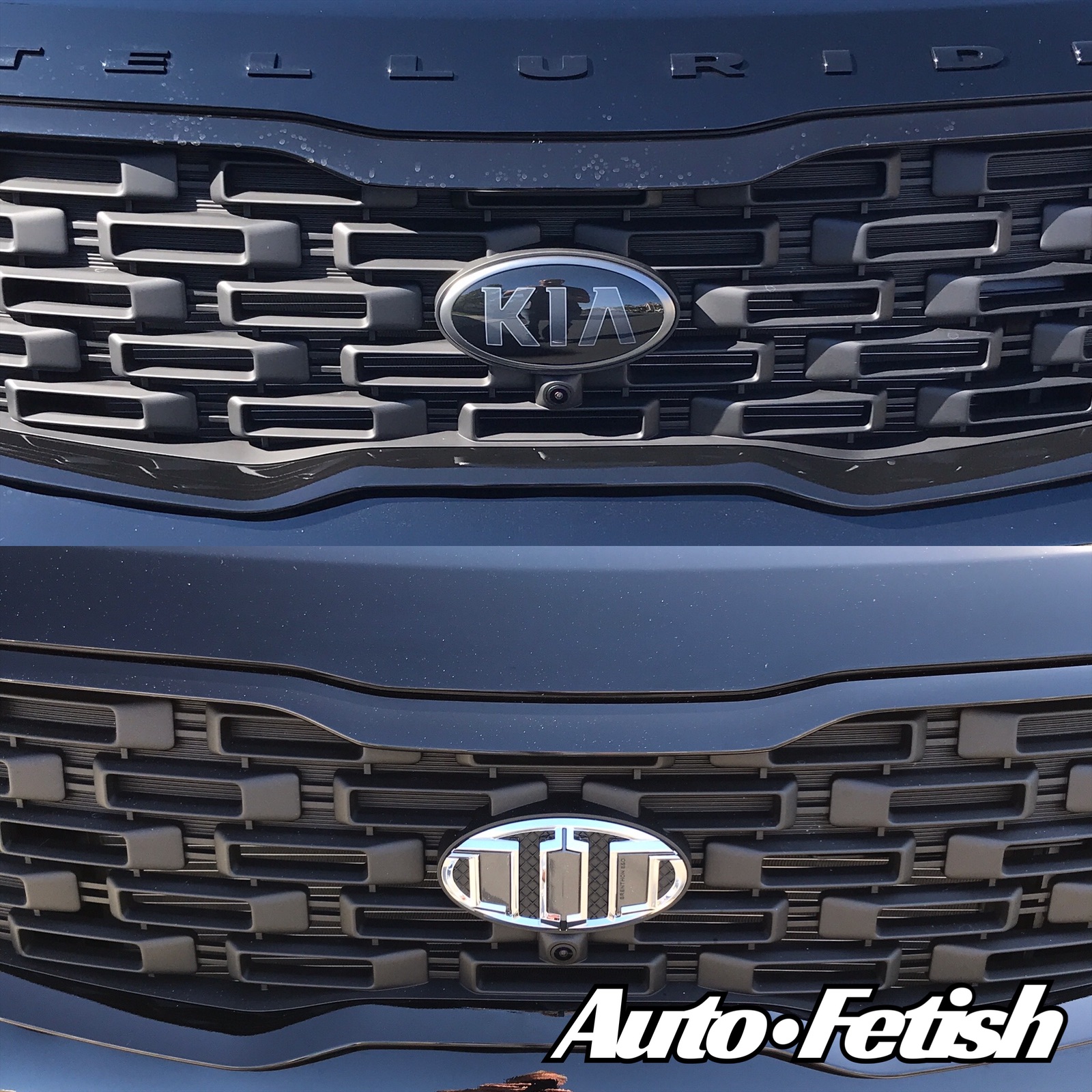 debadging KIA telluride orange county