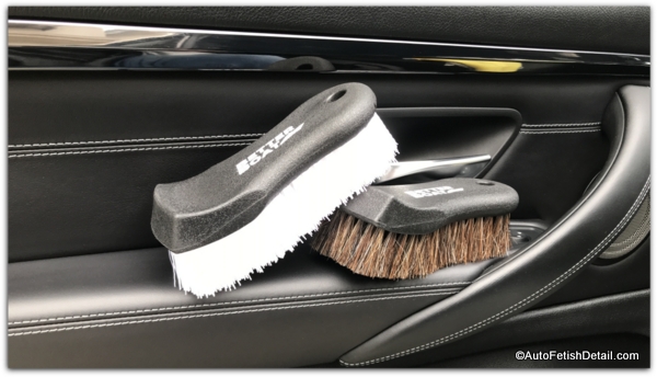 Detail brushes for free car upholstery detailing tips