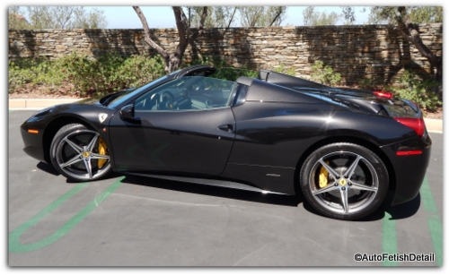 ferrari 458 spider auto detailing