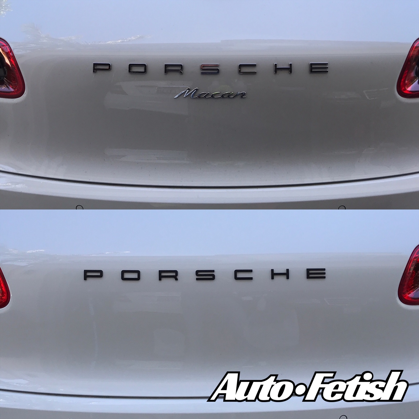 porsche macan emblem removal replacement