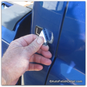 removing truck emblems