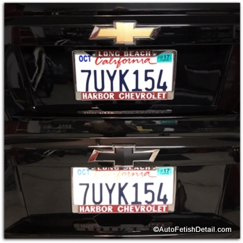 replacing gold chevy bowtie with black bowtie