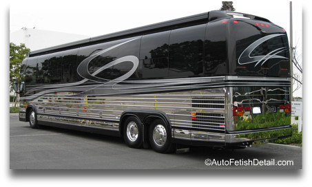 rv detailing prevost