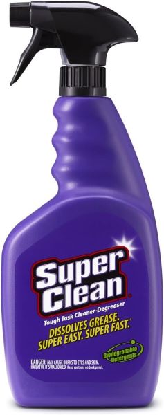 bottle of super clean degreaser and cleaner super clean RTU cleaner and degreaser