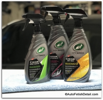 Turtle Wax hybrid solutions versus Ice Wax