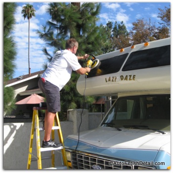 using rip cut compound instead of RV cleaner wax using rip cut compound instead of RV cleaner wax