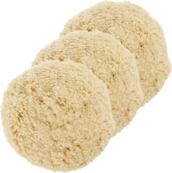 3 wool buffing pads wool buffing pads